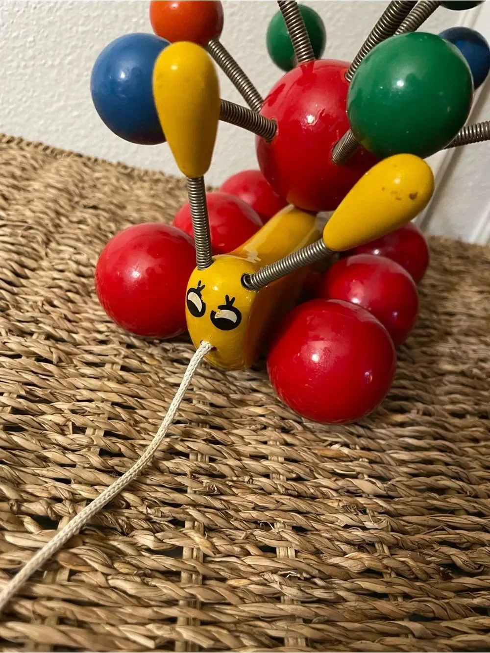 Vintage Kouvalias Atomic Pull Toy from Greece